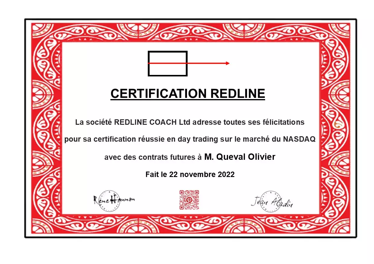 Certification RedLine — Olivier Queval
